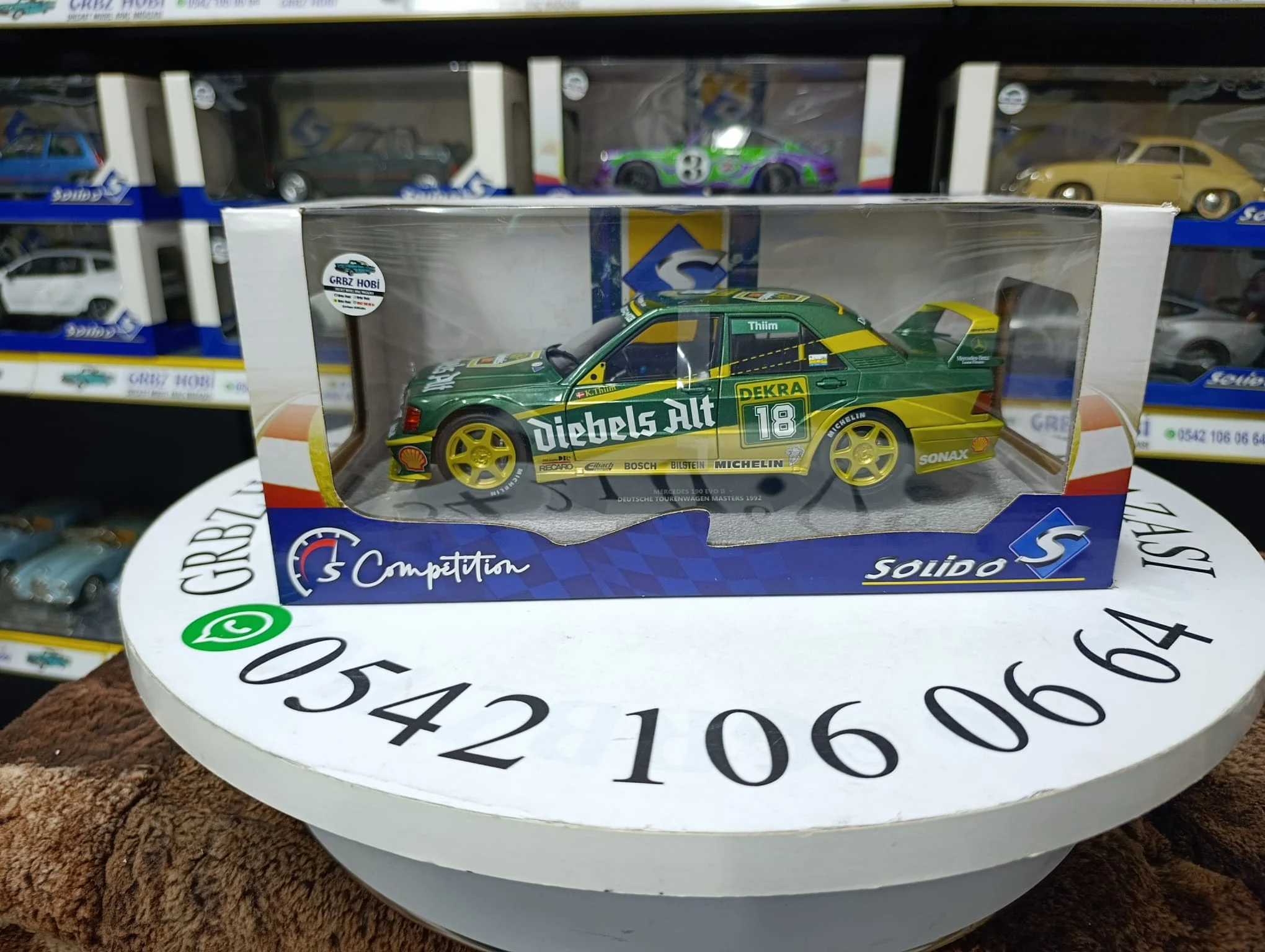 Solido Mercedes 190 EVO2 Dekra 18 - Görsel 2