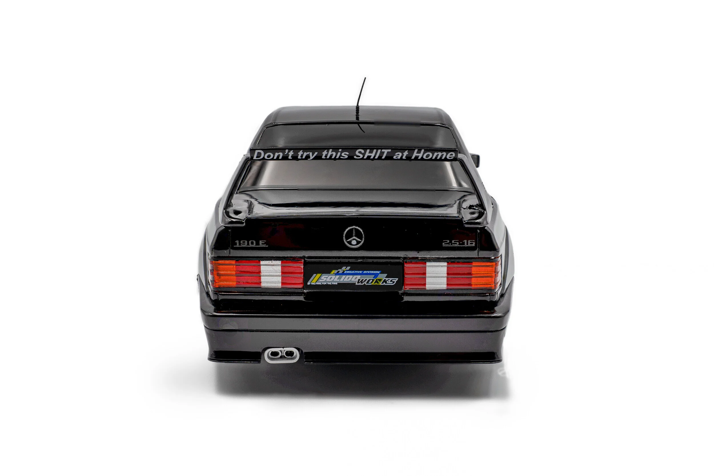 SOLIDO Mercedes-Benz 190 (W201) Evo II – SOLIDO WORKS BLACK – 1990 - Görsel 6