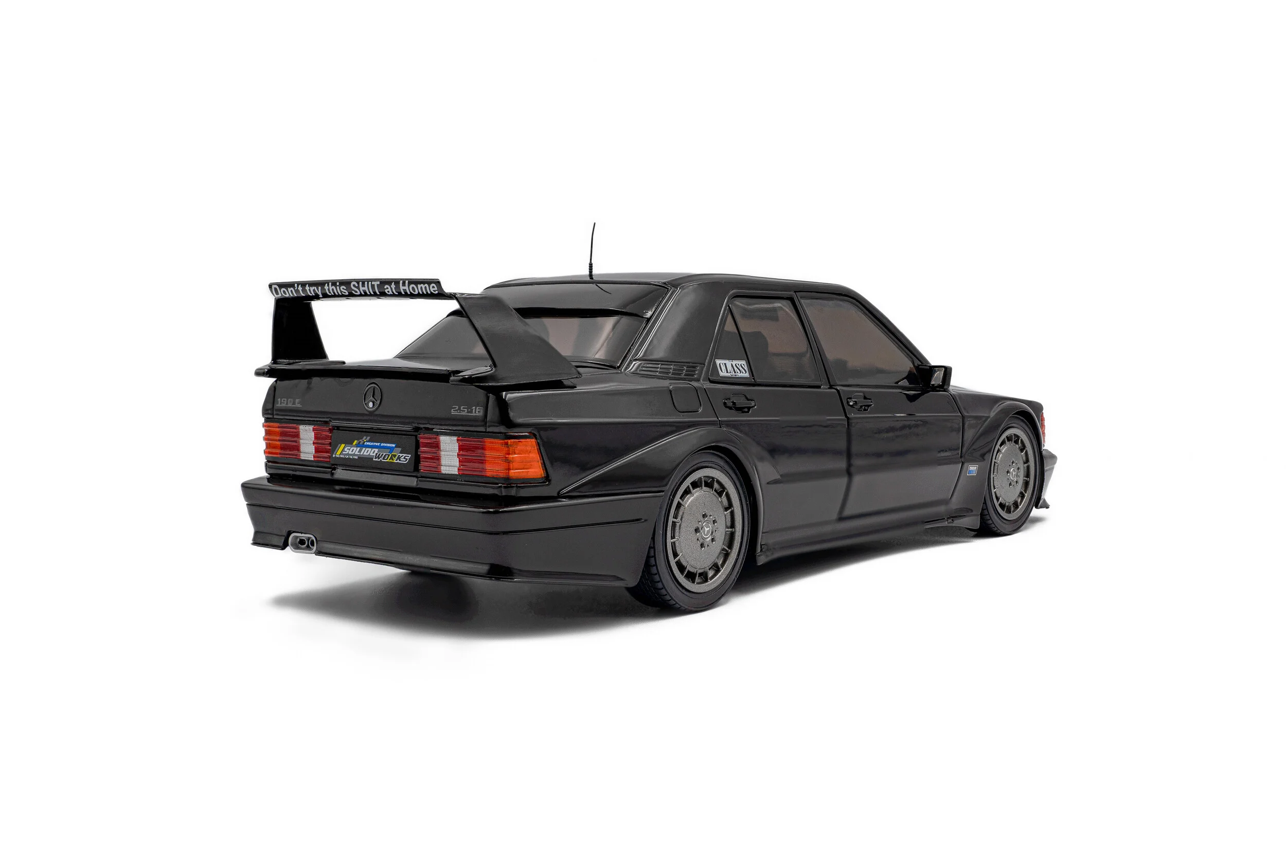 SOLIDO Mercedes-Benz 190 (W201) Evo II – SOLIDO WORKS BLACK – 1990 - Görsel 5