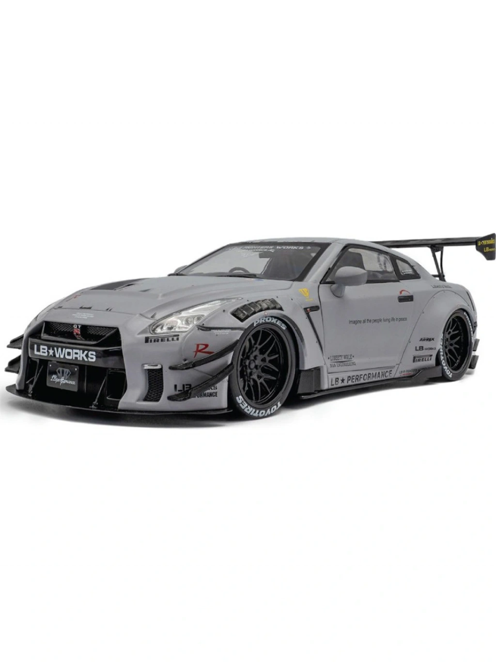 SOLIDO Nissan GTR (R35) LBWK Type 2.0 Wataru Kato-San Figure - Görsel 6