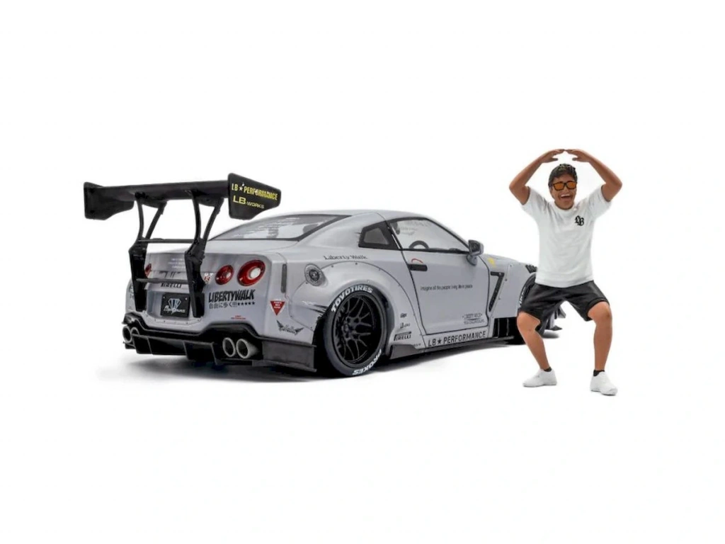 SOLIDO Nissan GTR (R35) LBWK Type 2.0 Wataru Kato-San Figure - Görsel 2