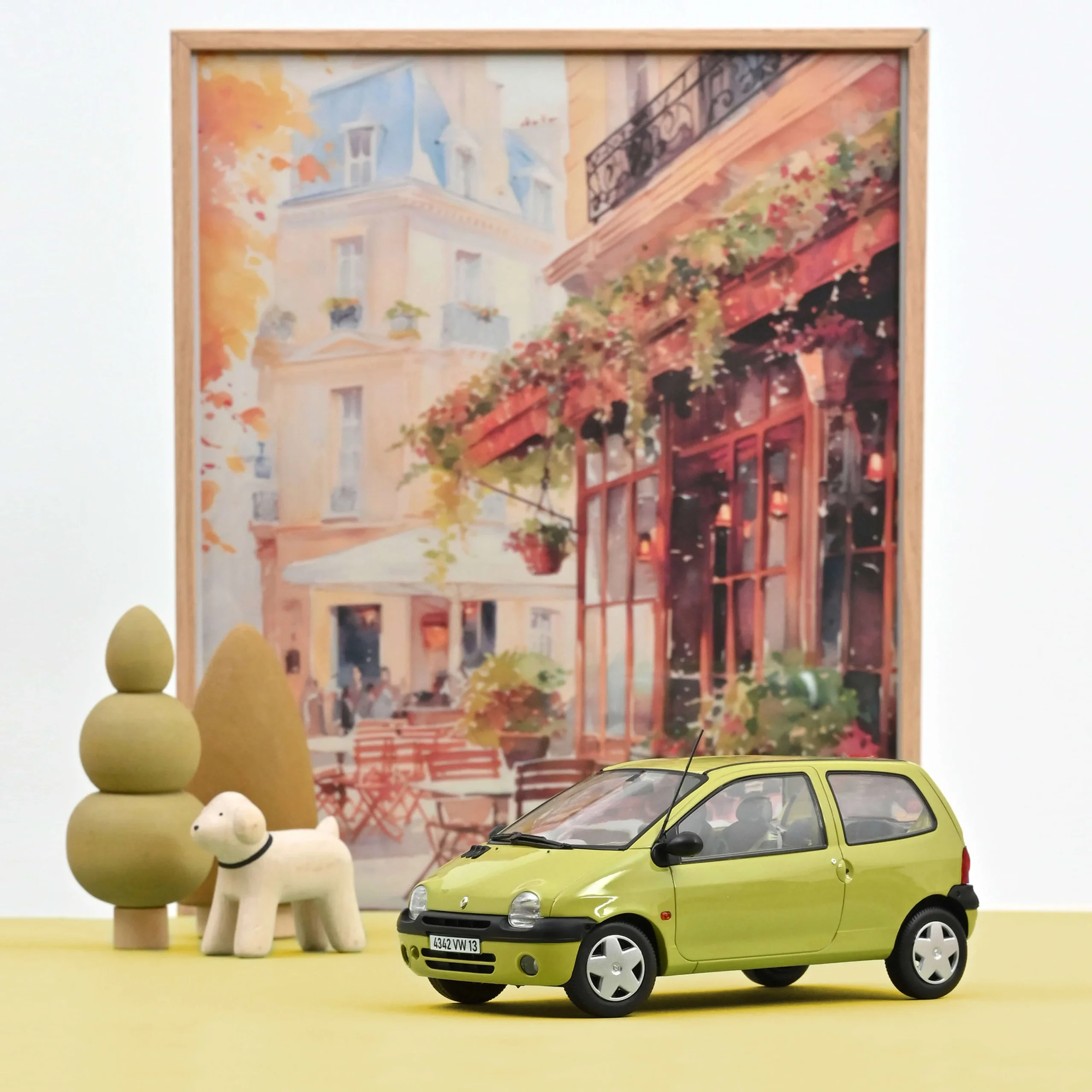 NOREV Renault Twingo 1998 Anis Yellow 1:18