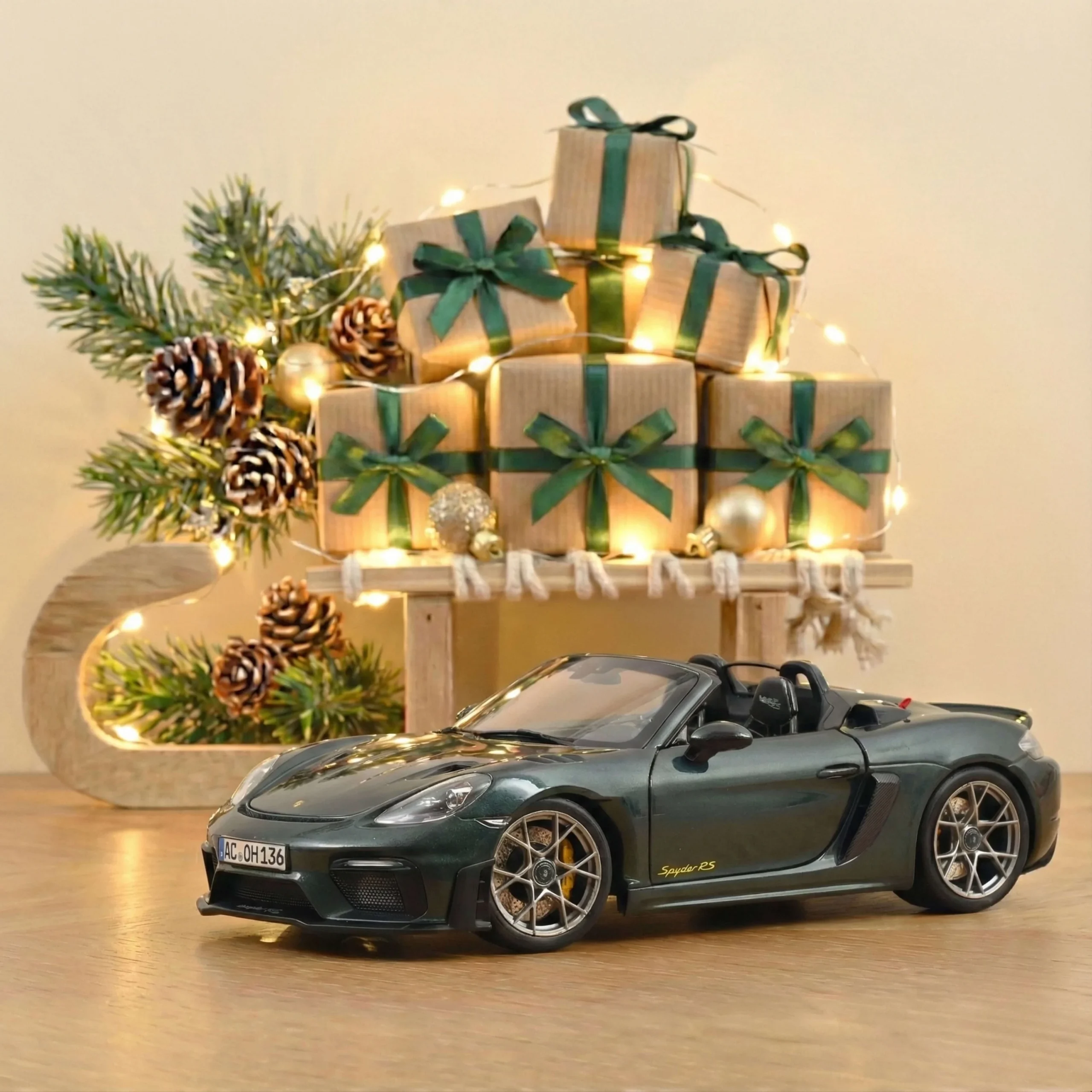 NOREV Porsche 718 Spyder RS w/ Weissach Pack 2023 Forest Green