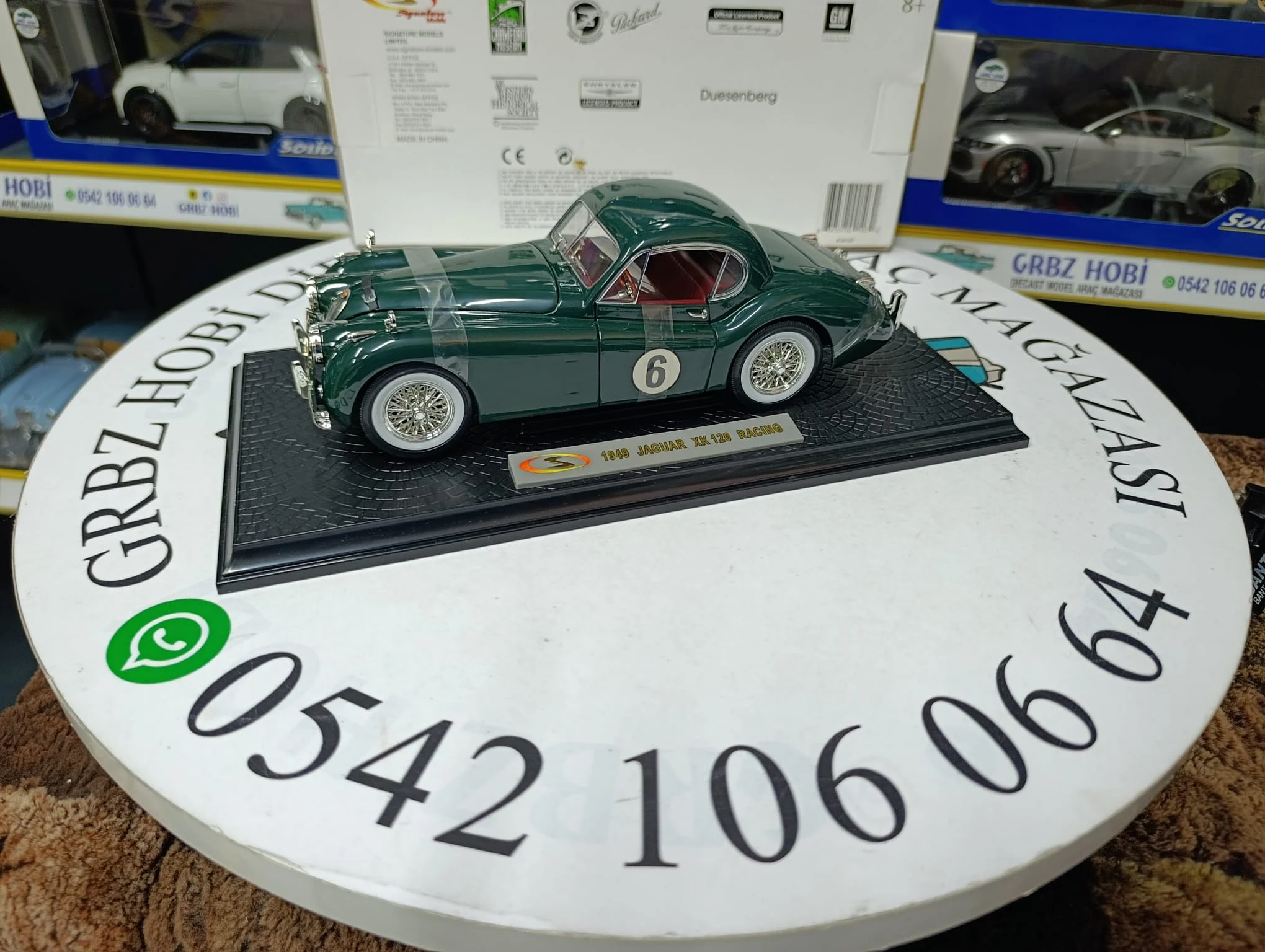 SİGNATURE JAGUAR XK 120 RACİNG 1949 - Görsel 2