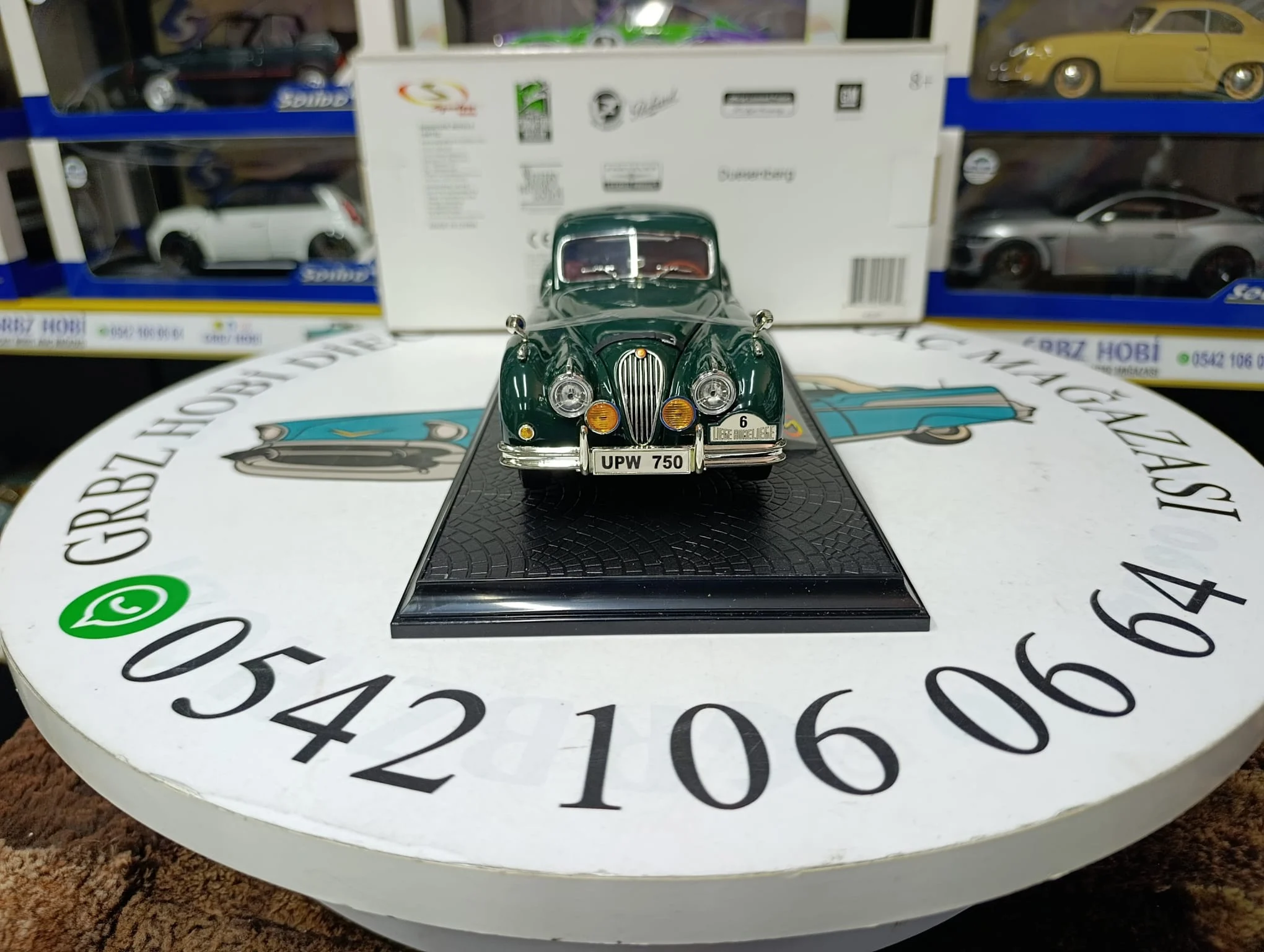 SİGNATURE JAGUAR XK 120 RACİNG 1949 - Görsel 4