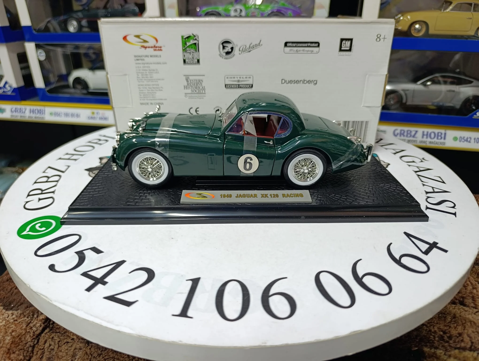 SİGNATURE JAGUAR XK 120 RACİNG 1949 - Görsel 5