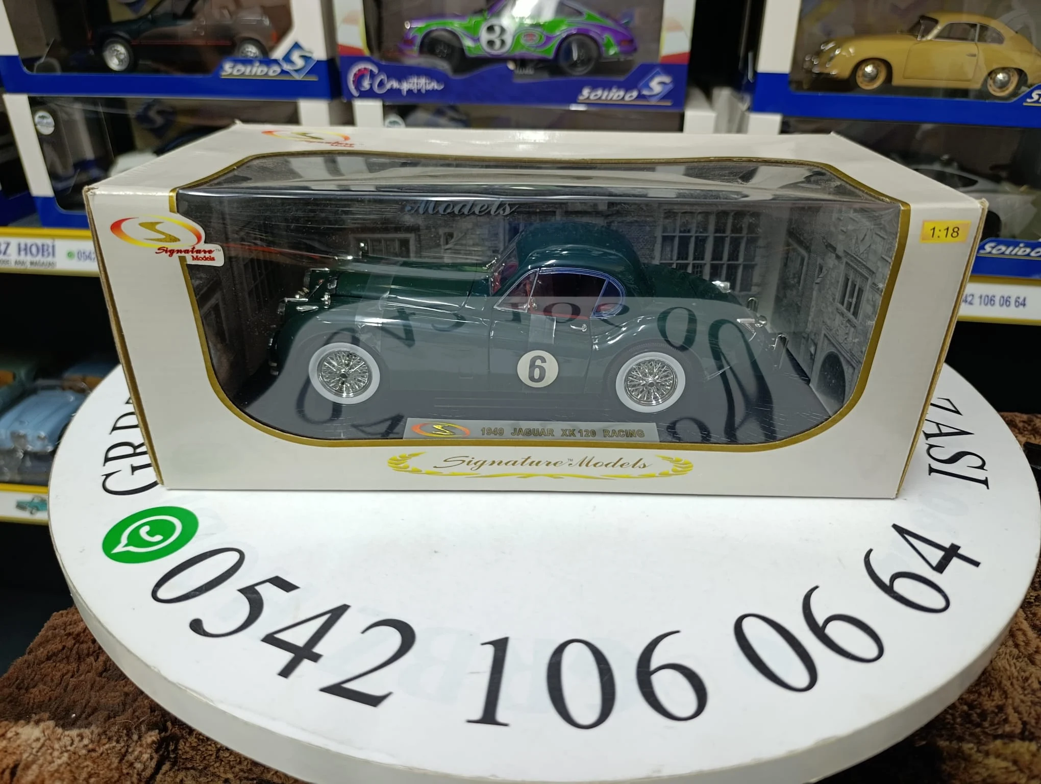 SİGNATURE JAGUAR XK 120 RACİNG 1949 - Görsel 6