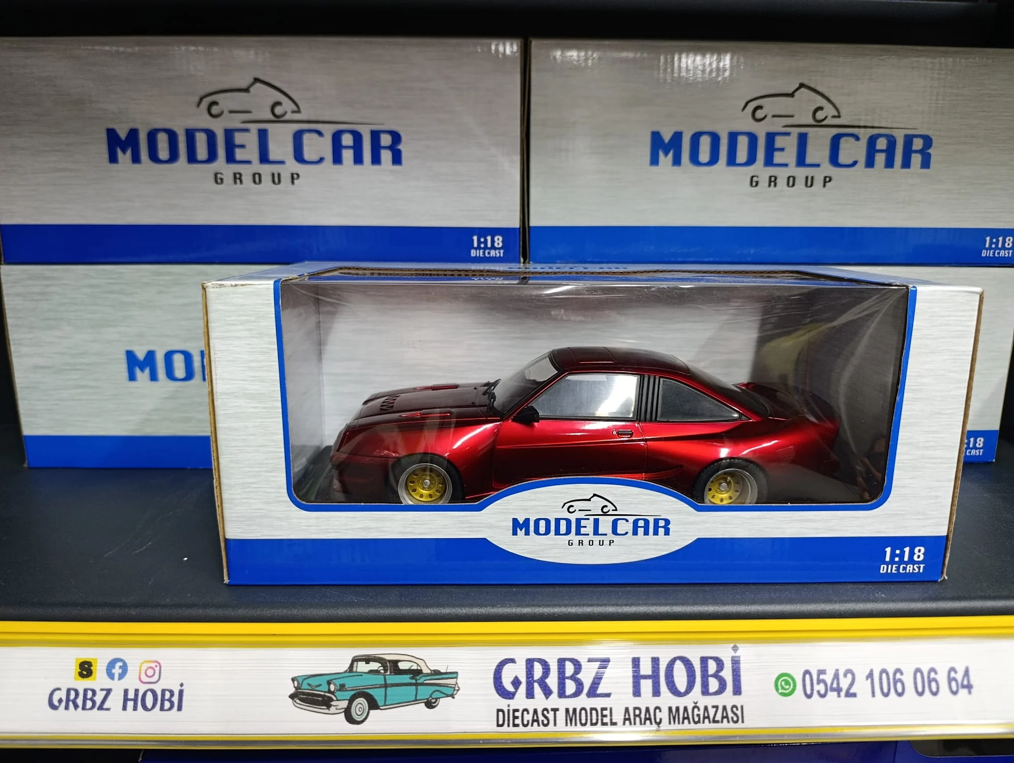 MCG 1/18 Ölçek Opel Manta B Mattig 1991 - Görsel 6