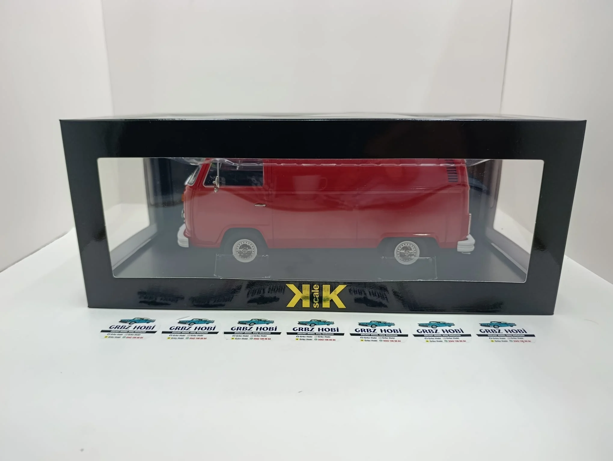KK SCALE 1/18 VOLKSWAGEN TRANSPORTER T2B 1972 - Görsel 6