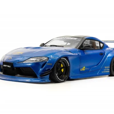 SOLIDO Toyota GR Supra Liberty Walk Body Kit – Blue Metallic – 2025