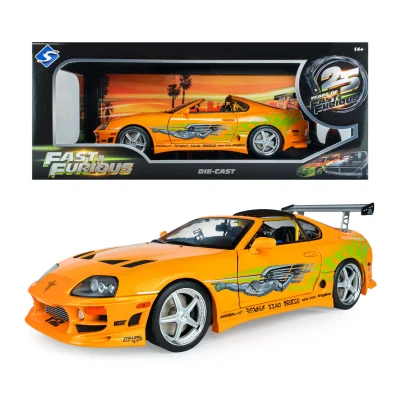 SOLİDO 1/18 Toyota Supra Mk4 (A80) HIZLI VE ÖFKELİ 1 – BRIAN AÇIK TAVAN – 2001