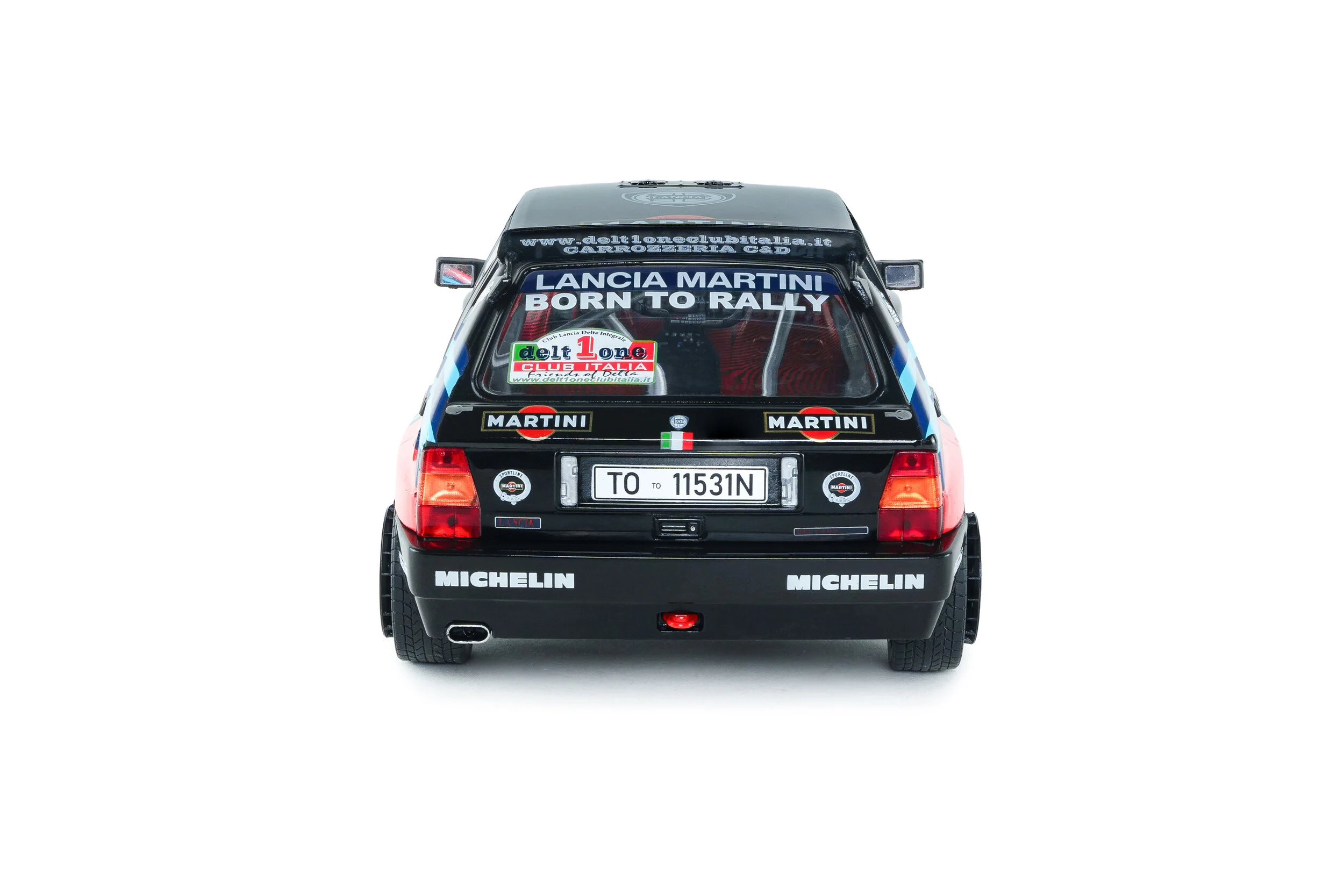 SOLİDO 1/18 Lancia Delta HF Integrale TRIBUTE TO BIASON – Rallye Montecarlo – 1990 – A.SACCO - Görsel 5