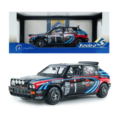 SOLİDO 1/18 Lancia Delta HF Integrale TRIBUTE TO BIASON – Rallye Montecarlo – 1990 – A.SACCO